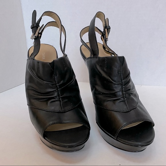 NWOB Nine West Open Toe Pumps, Size 6.5 - Picture 3 of 7